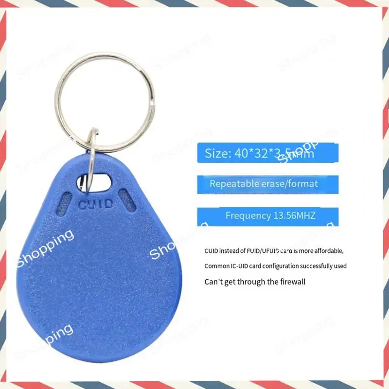 

M20K 13.56Mhz CUID RFID Keykobs Key 13.56Mhz NFC Tags Token Copy Changeable Attendance
