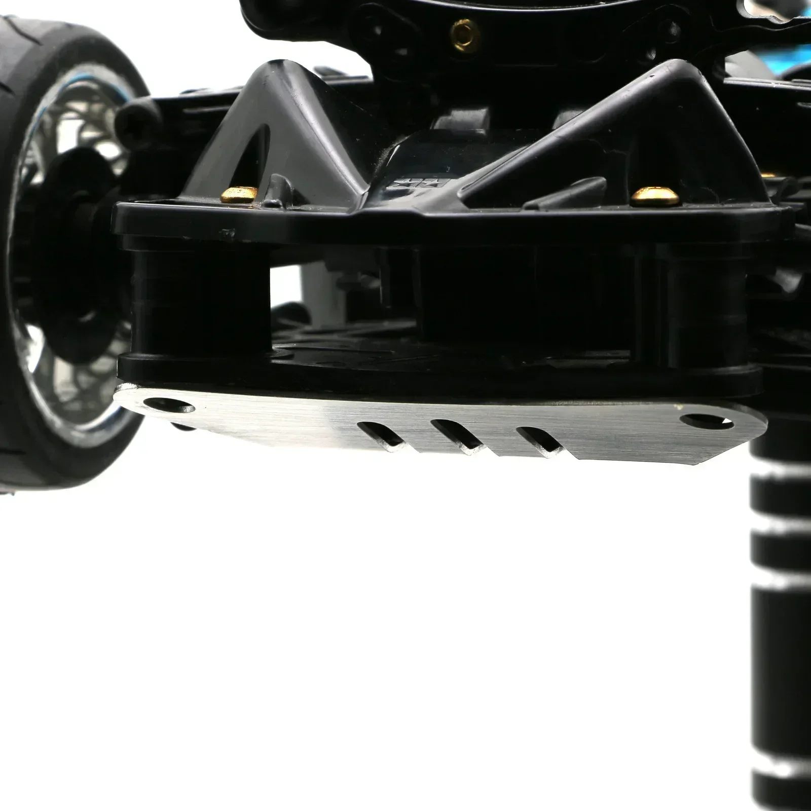 TAMIYA TT02 Rvs Chassis Armor Voor Achter Bescherming Anti-slip Plaat Voor 1/10 RC Auto Tmiya TT-02