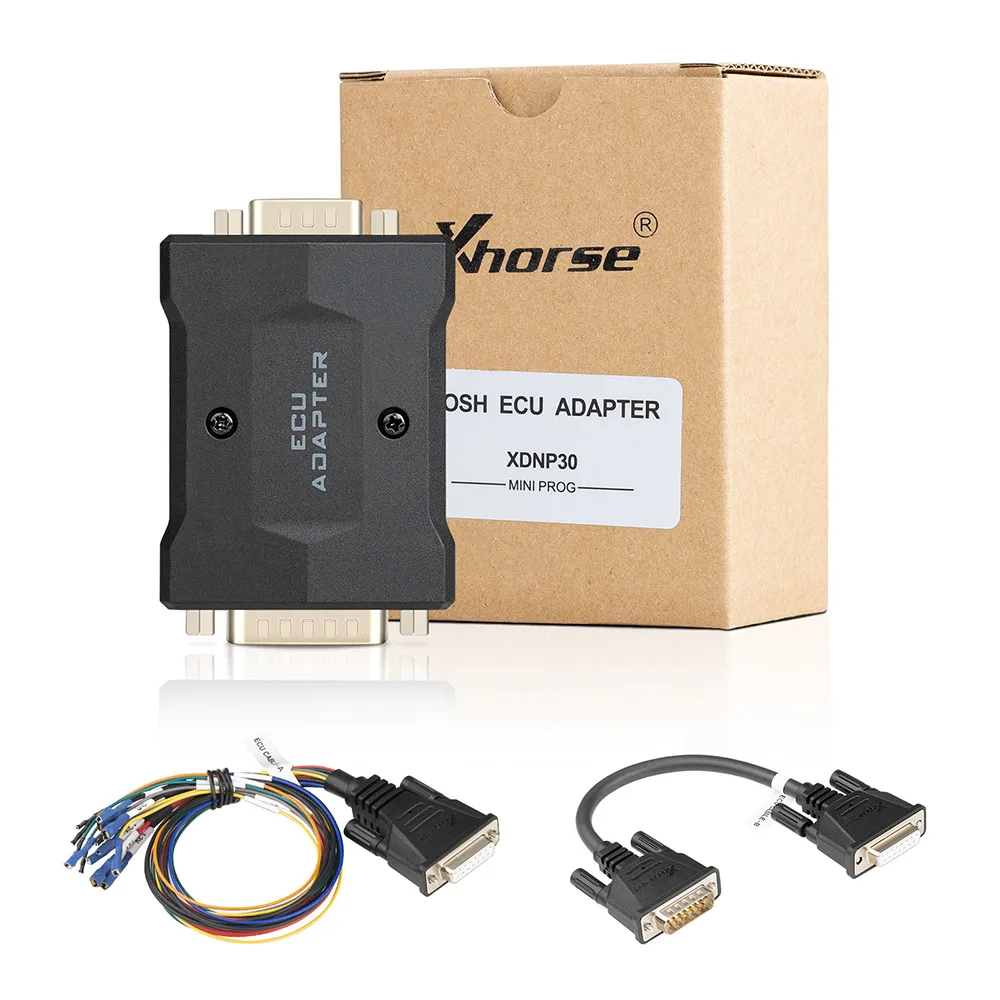 Xhorse XDNP30 Bosh ECU Adapters with 2 Cables Work with VVDI Key Tool Plus/VVDI Mini Prog