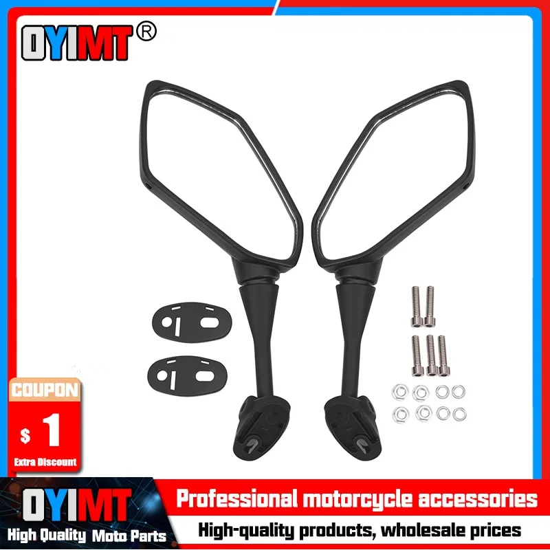 Motorcycle Rear Side View Mirrors Rearview Mirror Fits For HYOSUNG GT125R GT250R GT650R GT650S