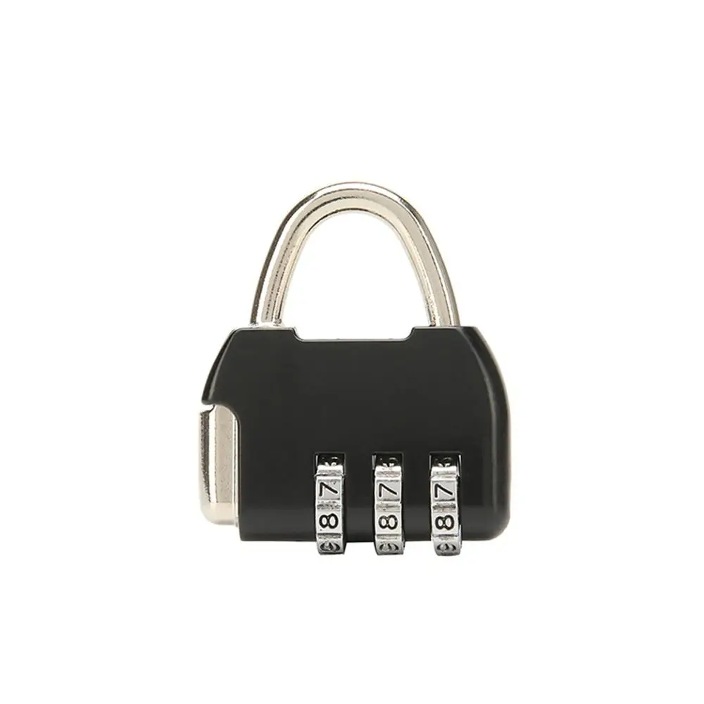 New Zinc alloy 3 Digit Password Lock Anti-theft Padlock Luggage Combination Lock Security Coded Lock Travel