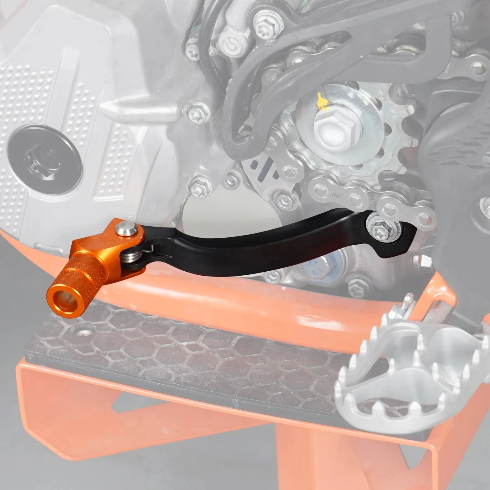NICECNC For KTM EXC 300 EXCF 350 SX 125 SXF 450 XC XCW TPi 2017-2023 Adjustable Forged Aluminum Brake Pedal Lever Shift Lever
