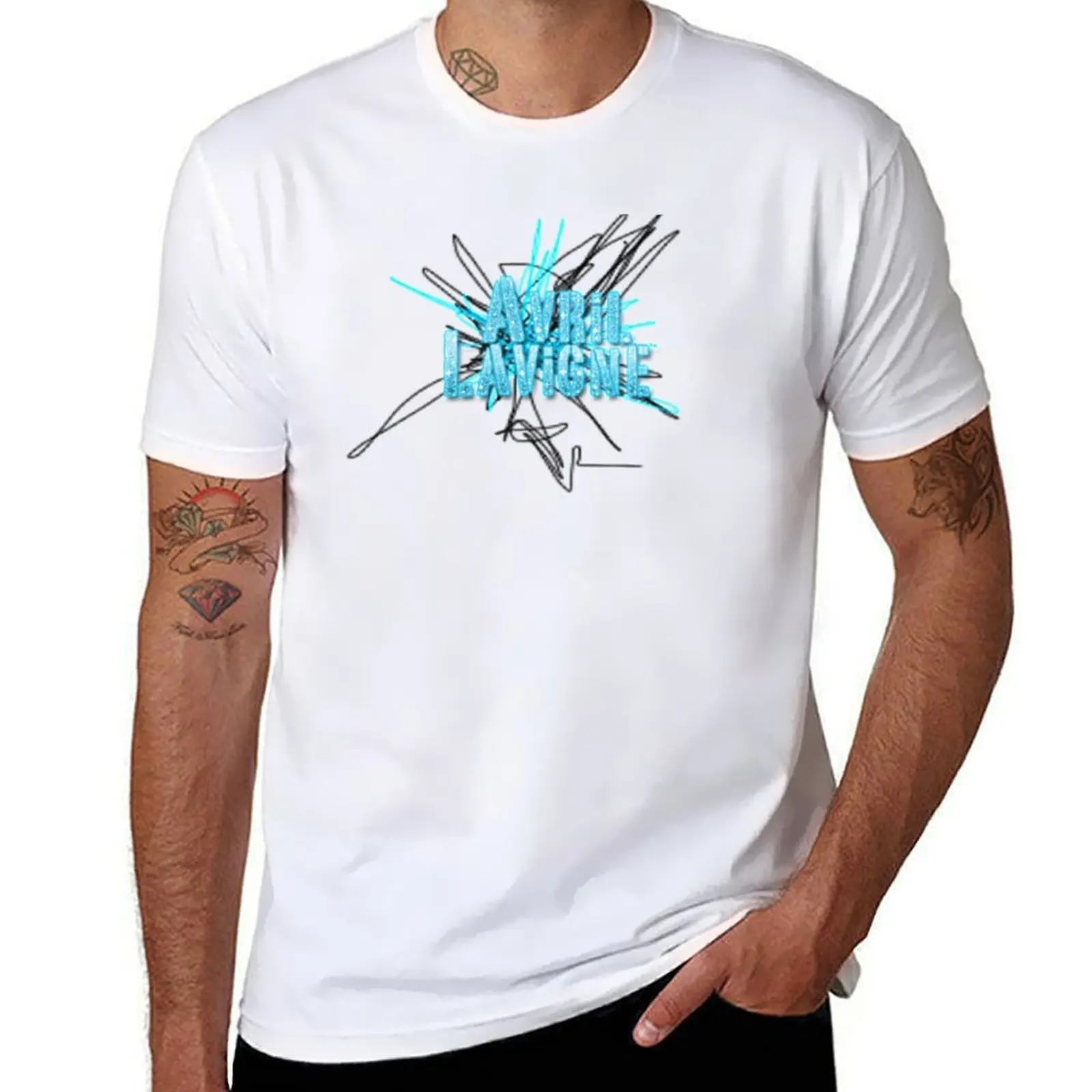 

Avril Lavigne Essential T-Shirt t shirt for man black cotton t-shirt plain for man package T-Shirt