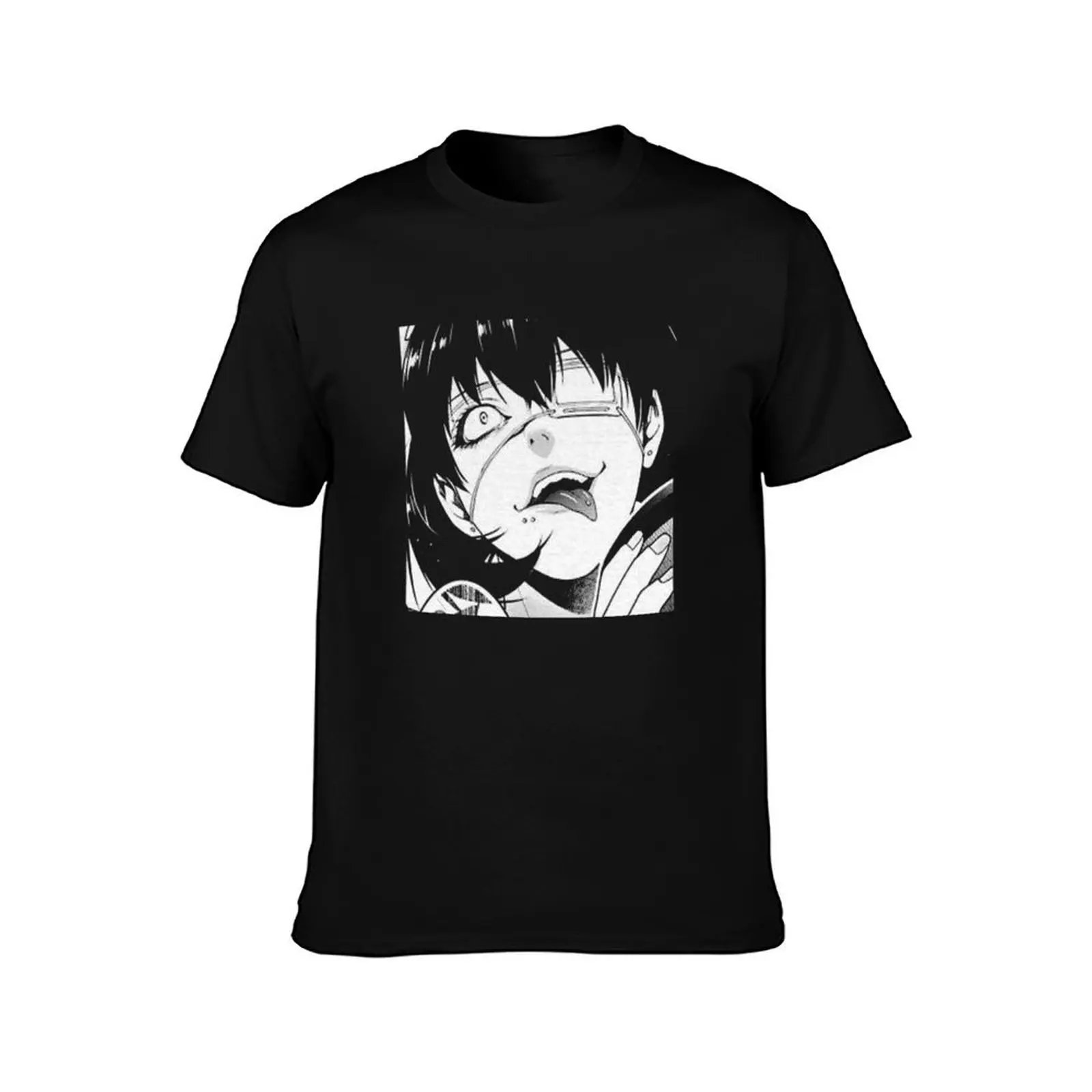 Kakegurui T-Shirt Basic Solid Color Short Sleeve Cotton Top T-Shirt