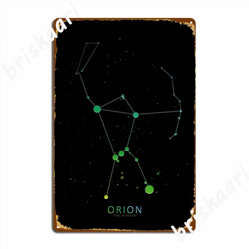 Orion The Hunter Metal Sign Design Pub Plaques Mural Tin Sign Posters