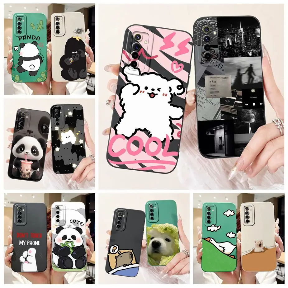 For Realme 6 6i 6S Case Realme6 Pro Cute Fashion Candy Painted Cover Soft Silicone Phone Case For Realme 6 Pro Realme 6S 6i Bags