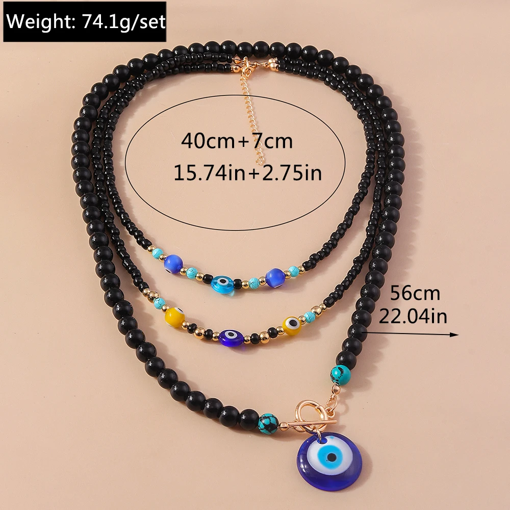 Modische handgefertigte Perlenkette für Damen, Weihnachtsanhänger mit Weihnachtsmann und Weihnachtsbaum, Halsketten für Mädchen, Neujahrsfest-Schmuck, Geschenke – Detail 24