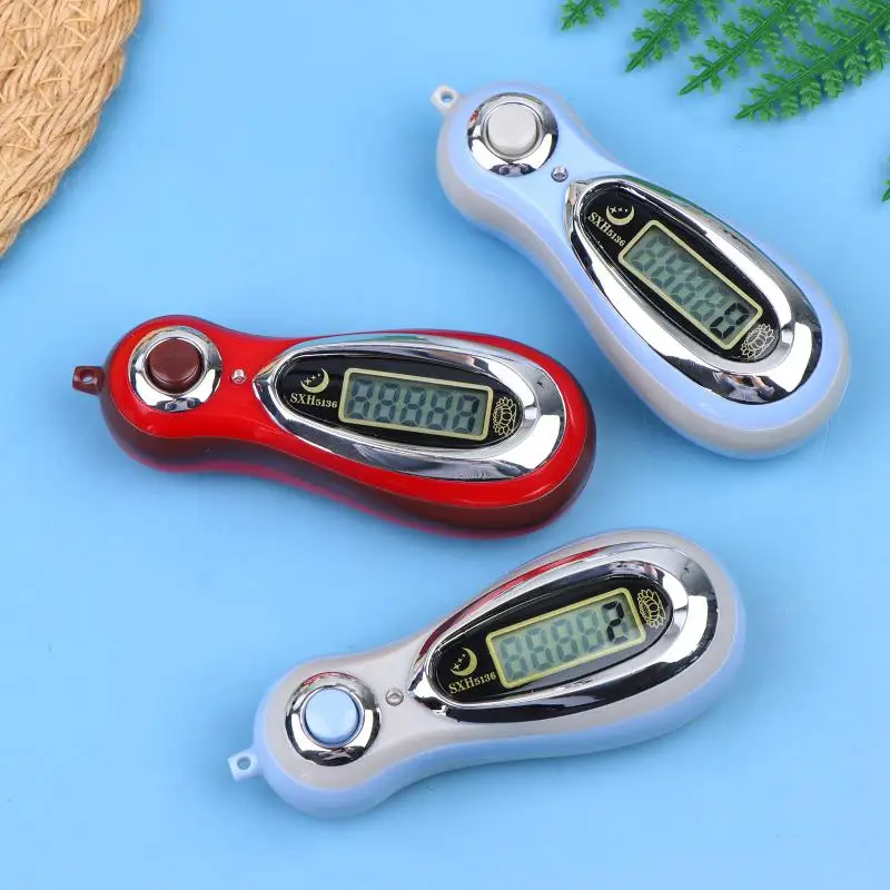 Handheld LCD Finger Counter 5 Digit Portable Display for School Sport Event Durable Material for Accurate Lap Counting