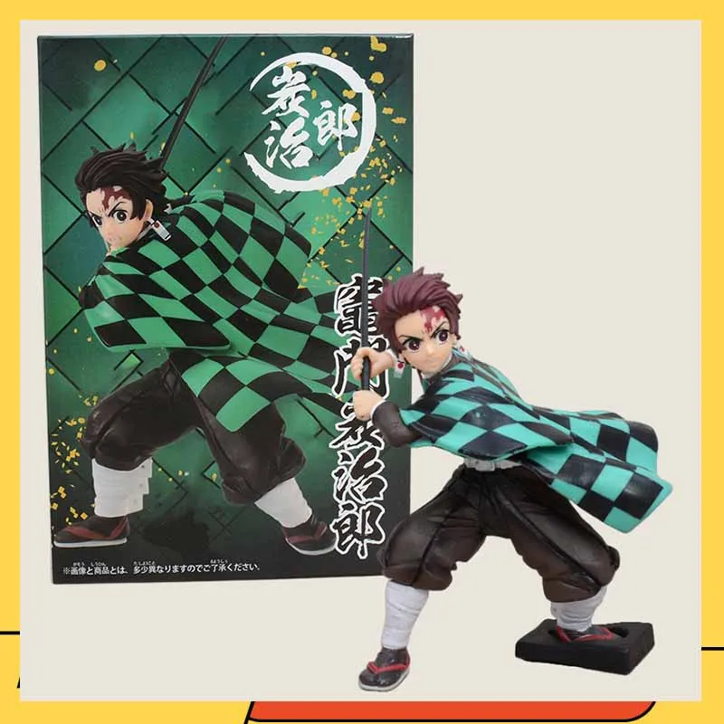 

16 см Demon Slayer Kamado Tanjirou Аниме Фигурка Tanjirou Tanjiro Holding The Sword ПВХ Модель Персонажа Коллекционная Игрушка Подарок