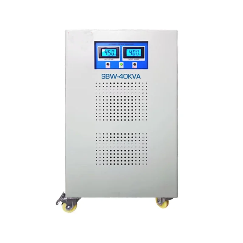 AVR 50/60Hz 30kVA 380/400/415V Three Phase Automatic Voltage Stabilizer Regulator SBW Industrial Power Protection