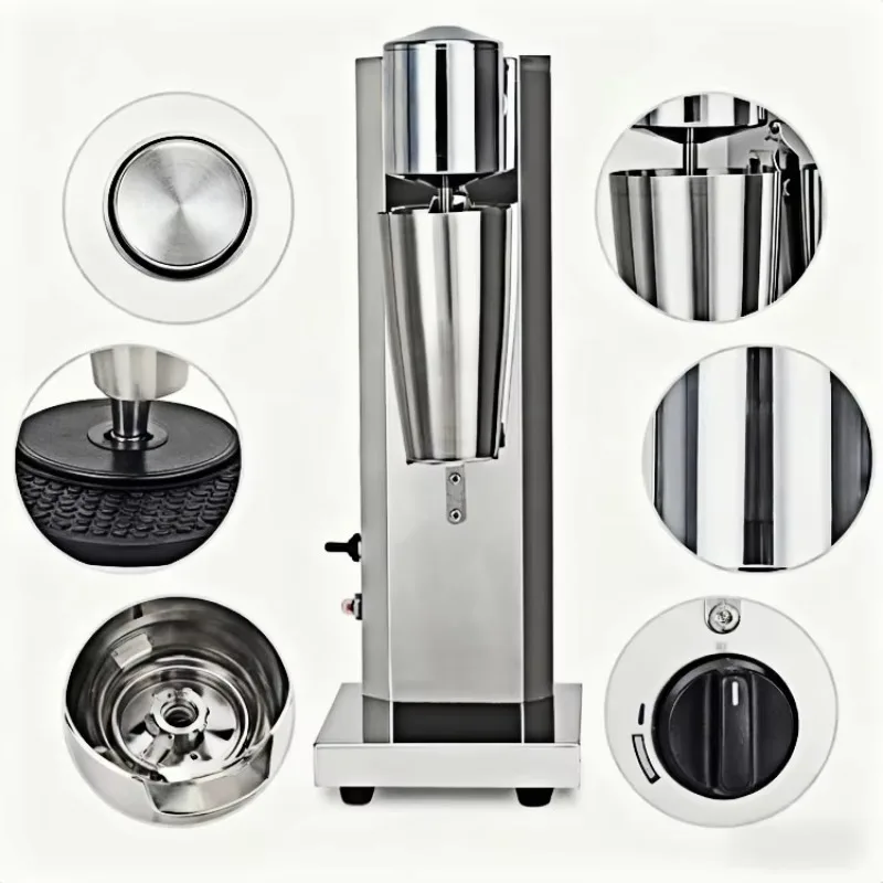 Professional Electric Single Head Stainless Steel Commercial Grade Food Safe Milkshake Vending Machine
