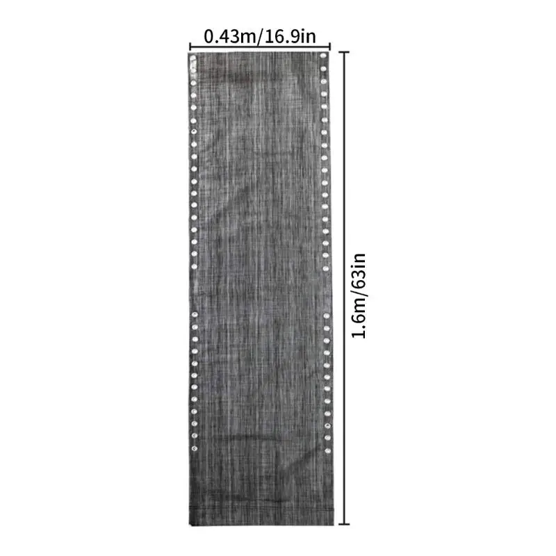 Klappstuhl-Ersatzstoff-Set, atmungsaktives Mesh-Gewebe, 160 x 42 mit Kordeln, mehrere Ausführungen für die D2RD – Detail 6