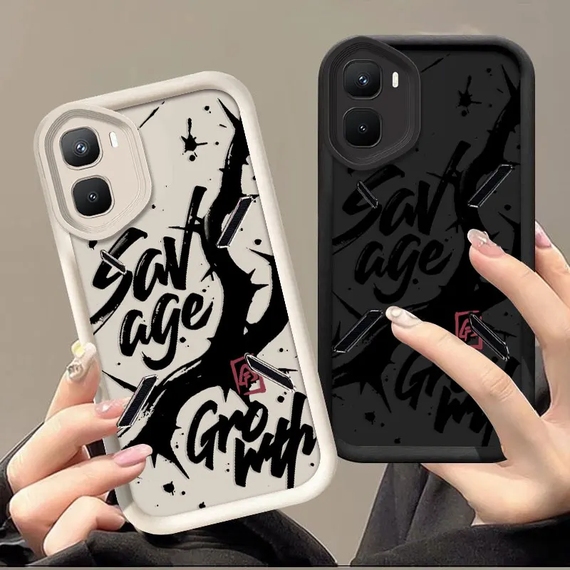 Flexible Silicone Case For Infinix GT 50 Pro GT 30 Protective Cover Shockrpoof Paint Print Pattern Funda