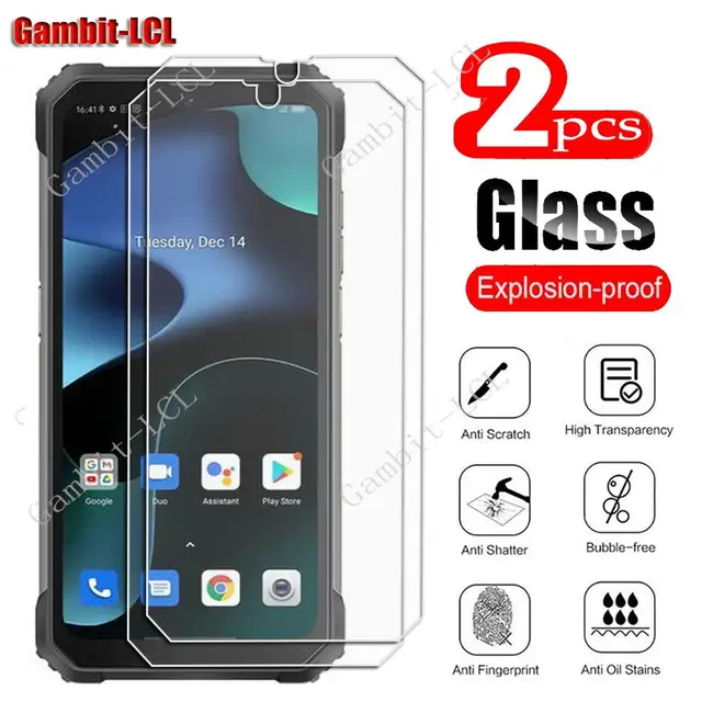 2 sztuk oryginalne szkło hartowane dla Blackview BV9200 BV7100 Oscal S80 BL8800 Pro 5G ochronne na ekran folia ochronna