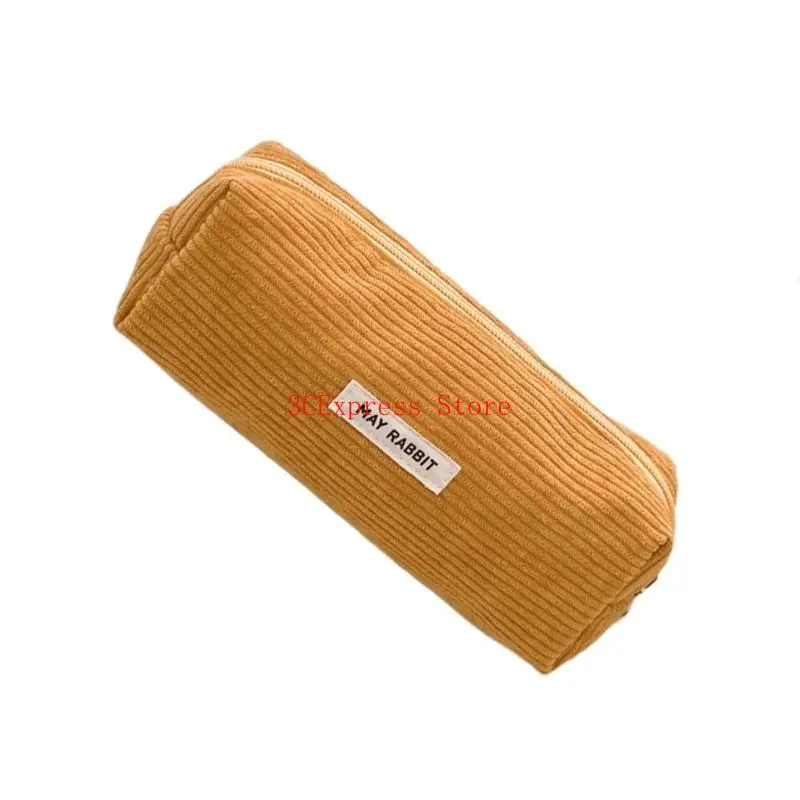 حقيبة قرطاسية حقيبة قلم رصاص Corduroy Case Case Pencizers PEN CARGE