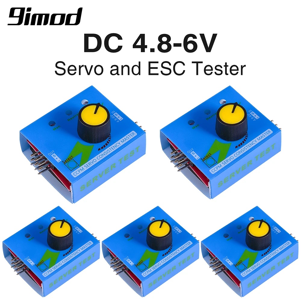 Servo Tester RC 3CH Digital Multi ESC Consistency Speed Controller Checker Adjustment Steering Gear CCPM for RC Helicopter Car