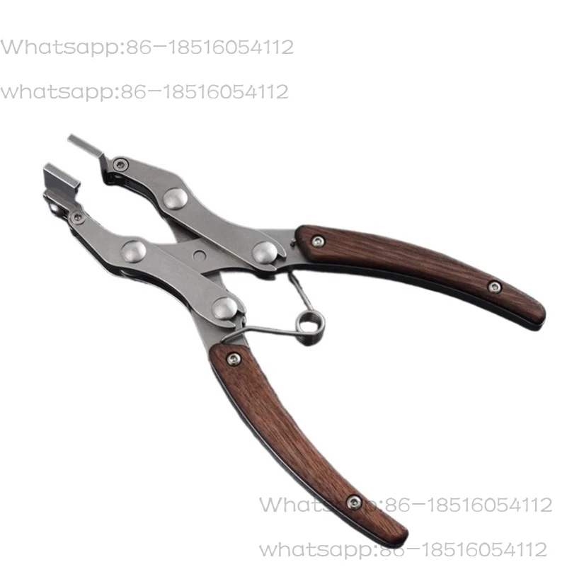 

Handmade DIY Artisan Leather Craft Tools Leather Flat Pliers Stainless Steel Professional Double Pliers