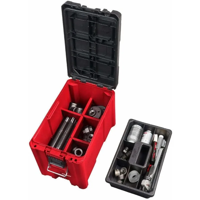 

48-22-8422 For Milwaukee PACKOUT Heavy Duty Impact Resistant Compact Tool Box Depth 16 in Width 22 in Height 6.6 in