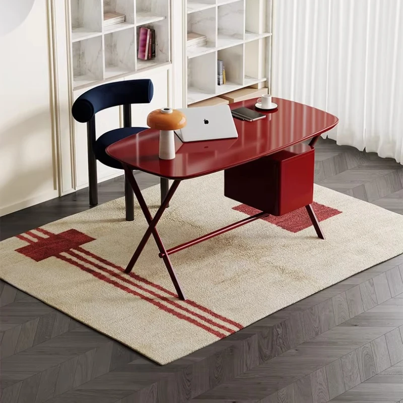 Modern Minimalist Office Desk Storage European Shelves Aesthetic Office Table Luxury Standing Mesa Ordenador Unique Furniture