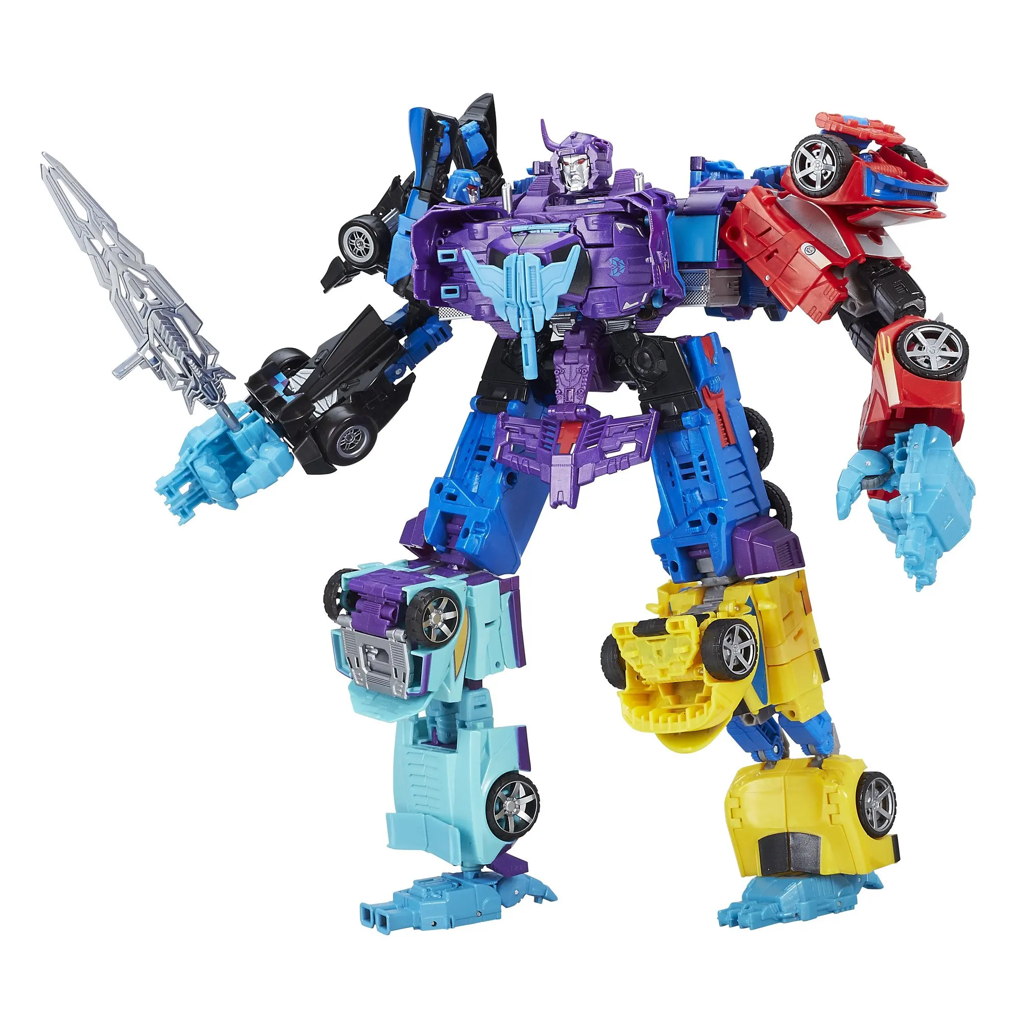 Hasbro Transformers Generations G2 Menasor Collection Action Figure Pack 6in1 Toys for Birthday Gift B3775