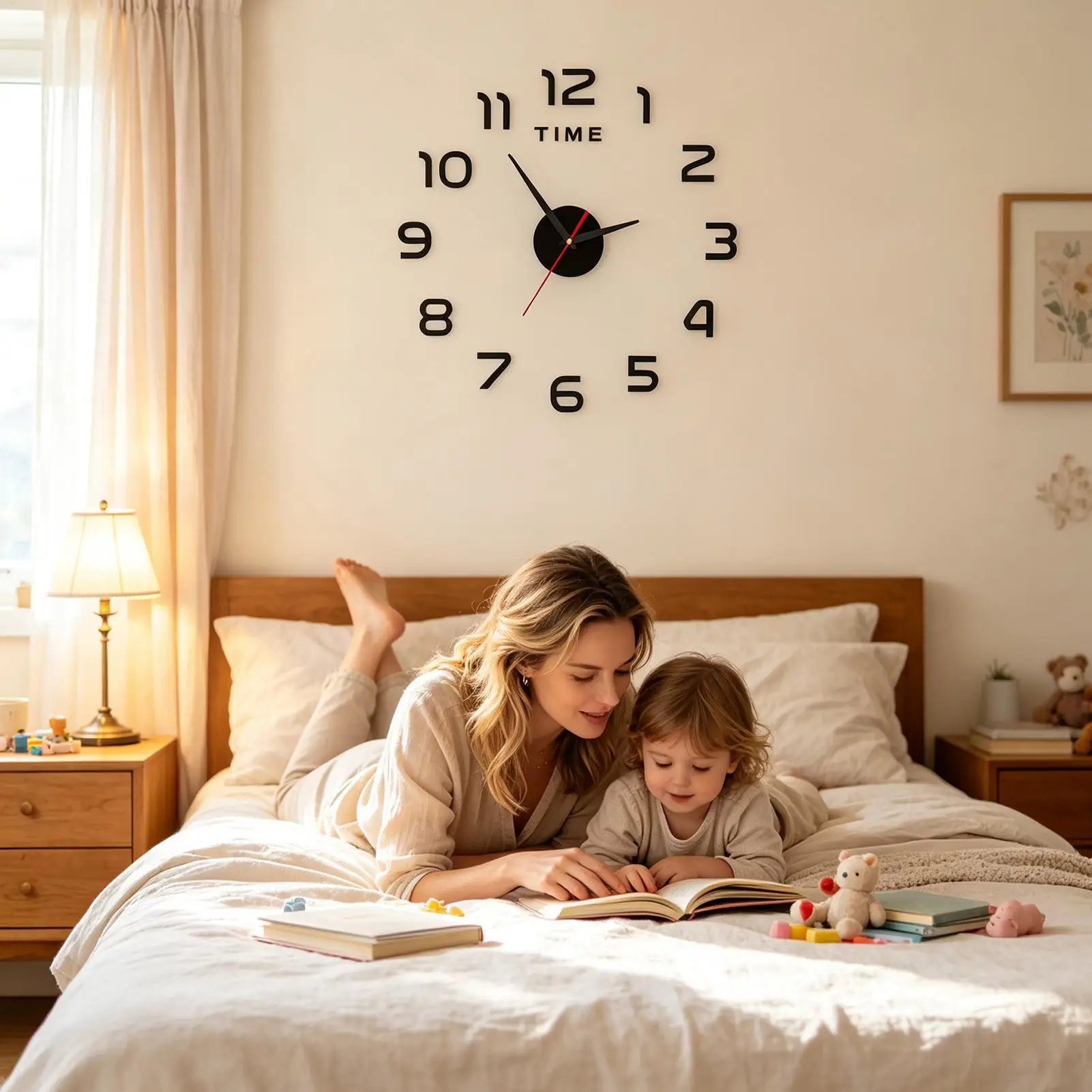 Modern Design Large Wall Clock DIY Non-Ticking Clocks Fashion Watches Acrylic Mirror Stickers Living Room Home Decor Horloge
