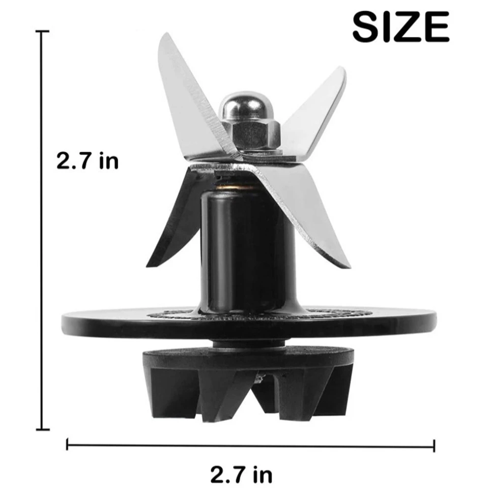 Blender Blade Compatible for Cuisinart Blender Replacement Parts for CBT-500, SB5600, CB600, with 2 Sealing Gaskets