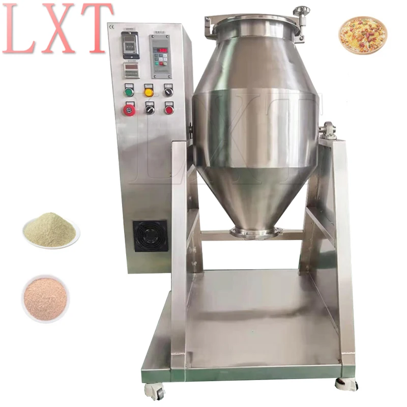 40KG 60KG 100KG Double Cone Tumbler Blender Dry Powder Barrel Mixer Machine