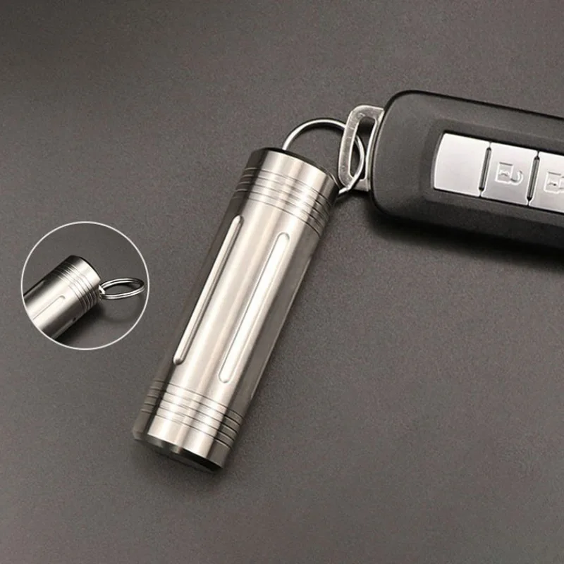 Travel Outdoor Medicine Storage Container Waterproof Pill Box Portable Sealed Capsule Camping Firstaid Pendant Bottle Necklace