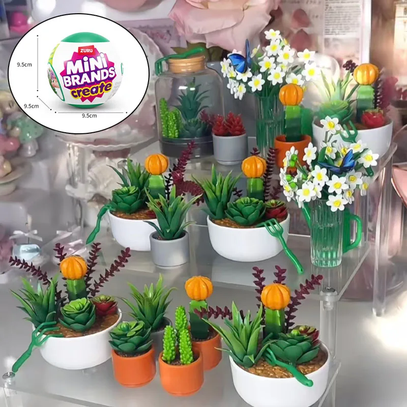 

ZURU Mini Brands Create Garden Capsule Mini Botanical Collectibles Mystery Blind DIY Collectors Set Gifts for Girls