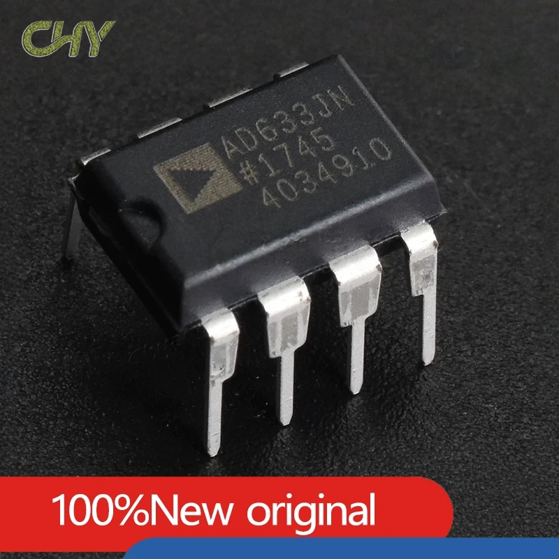 AD633JNZ Low-Cost Four-Quadrant Analog Multiplier, DIP-8 Through Hole Package