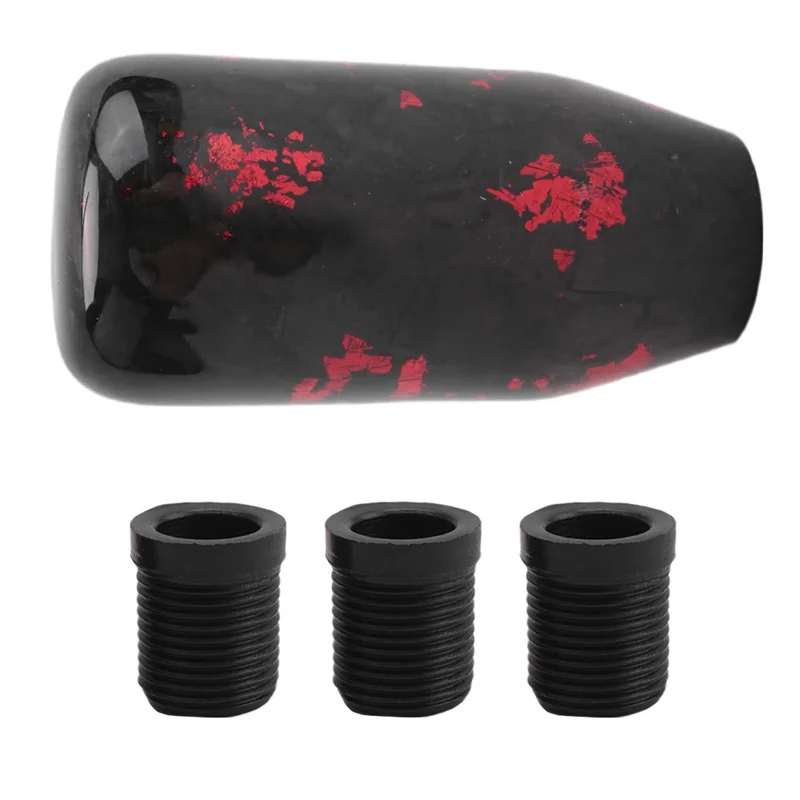 

Ручка переключения передач SFN091 из кованого волокна, универсальная цилиндрическая для большинства автомобильных украшений, аксессуары