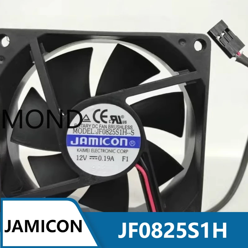 

JAMICON JF0825S1H-S Inverter Server Cooling Fan 8025 DC12V 0.19A 8CM Chassis Power Supply Cooler New Original