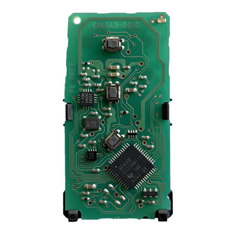 HNKeys B3U2K2P 0010 dla Toyota HILUX inteligentny klucz zdalny 2 + 1 przycisk 433 MHz 8A Chip