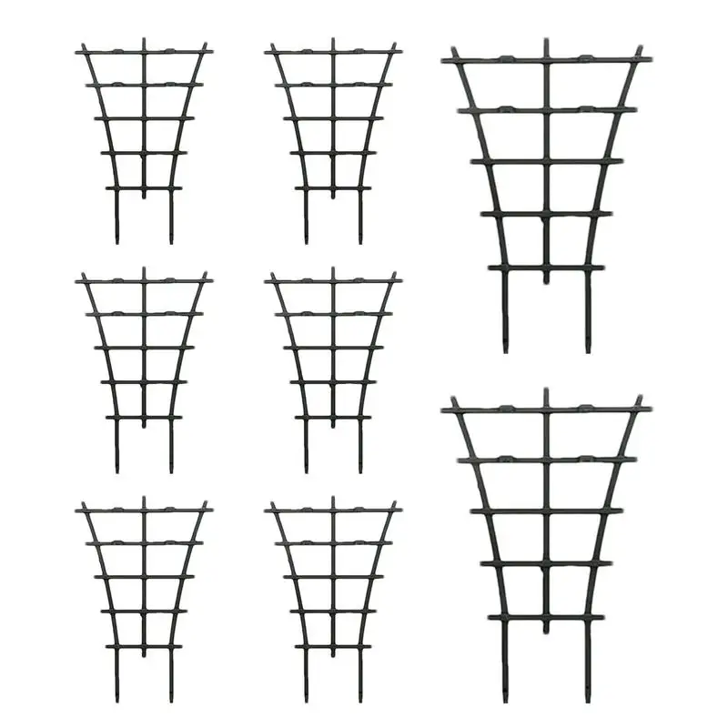 

8Pcs Garden Growing Plant Climbing Trellis Potted Vegetable Trellis Stackable Vegetable Support Trellis For Indoor Plant