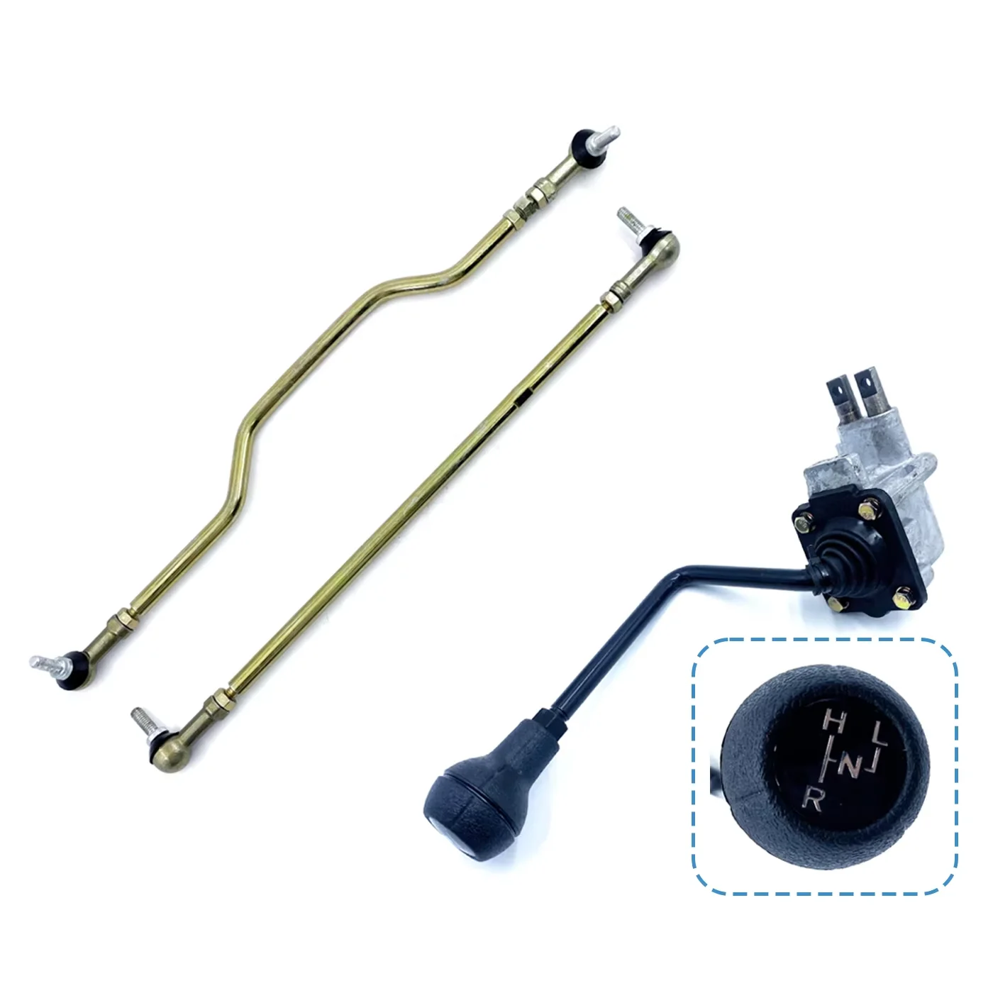 Shifter Assy Mounting ang Shift rod end SET For Buyang Feishen 300cc FA D300 H300 G300 4.6.01.3000 4.6.01.3000 4.6.01.4000