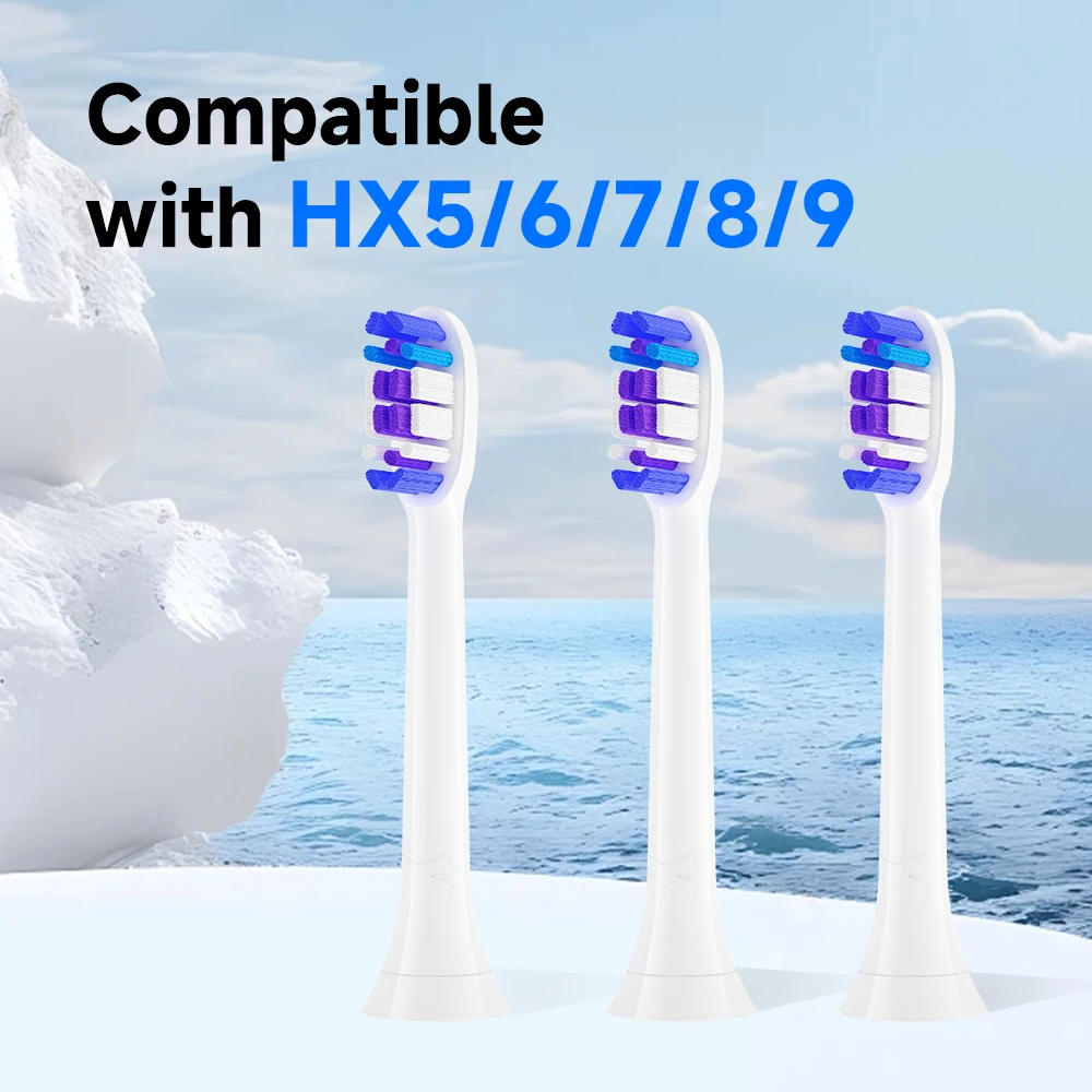 

20Pcs Electric Toothbrush Head Compatible with Philips Sonicare HX5/HX6/HX7/HX8/HX9 Series Models