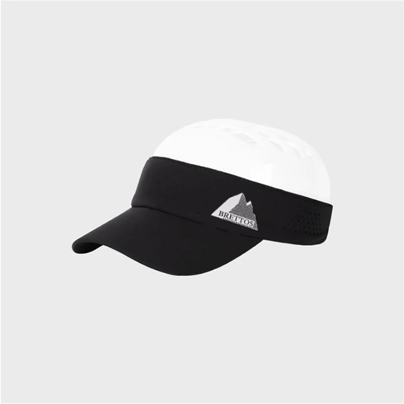 Outdoor Adjustable Sunshade Sports  Sun Hat Unisex Breathable Quick Drying Empty Top Baseball Cap With Reflective Marker