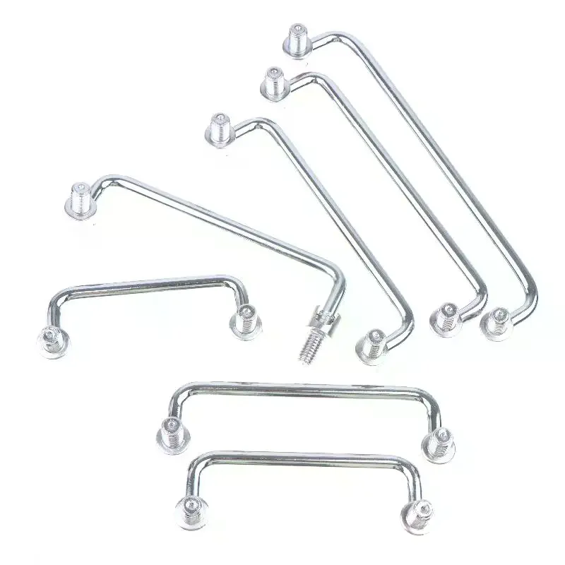 Upgrade Furniture Hardware! Metal Drawer Handle Carbon Steel Folding U-Shaped Pulls, Cabinet Door Hardware