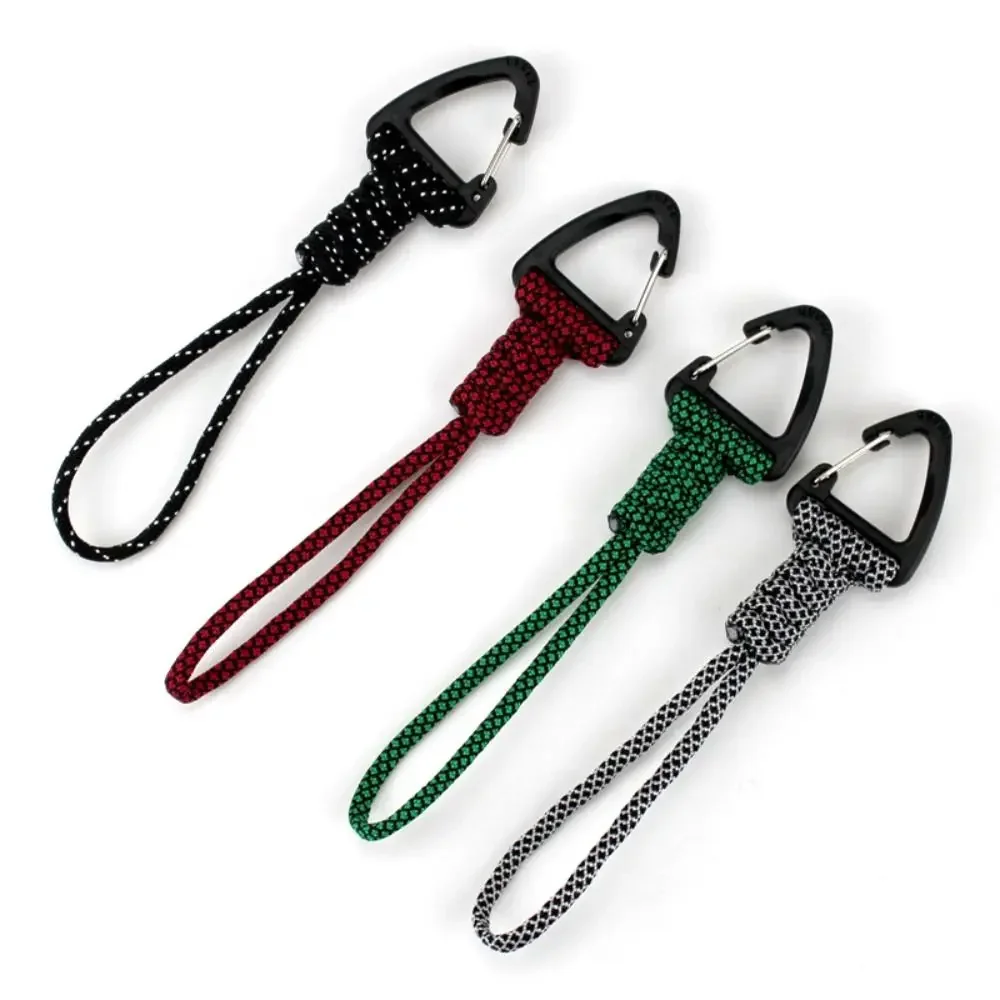 

High Quality High Strength Paracord Keychain 20 Styles Parachute Cord Keychain Backpack Key Ring Outdoor Tool