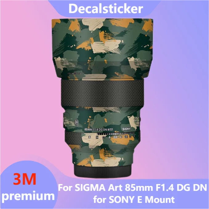 For SIGMA Art 85mm F1.4 DG DN for SONY E Mount Lens Sticker Protective Skin Decal Film Protector Coat ART85 F/1.4 DGDN