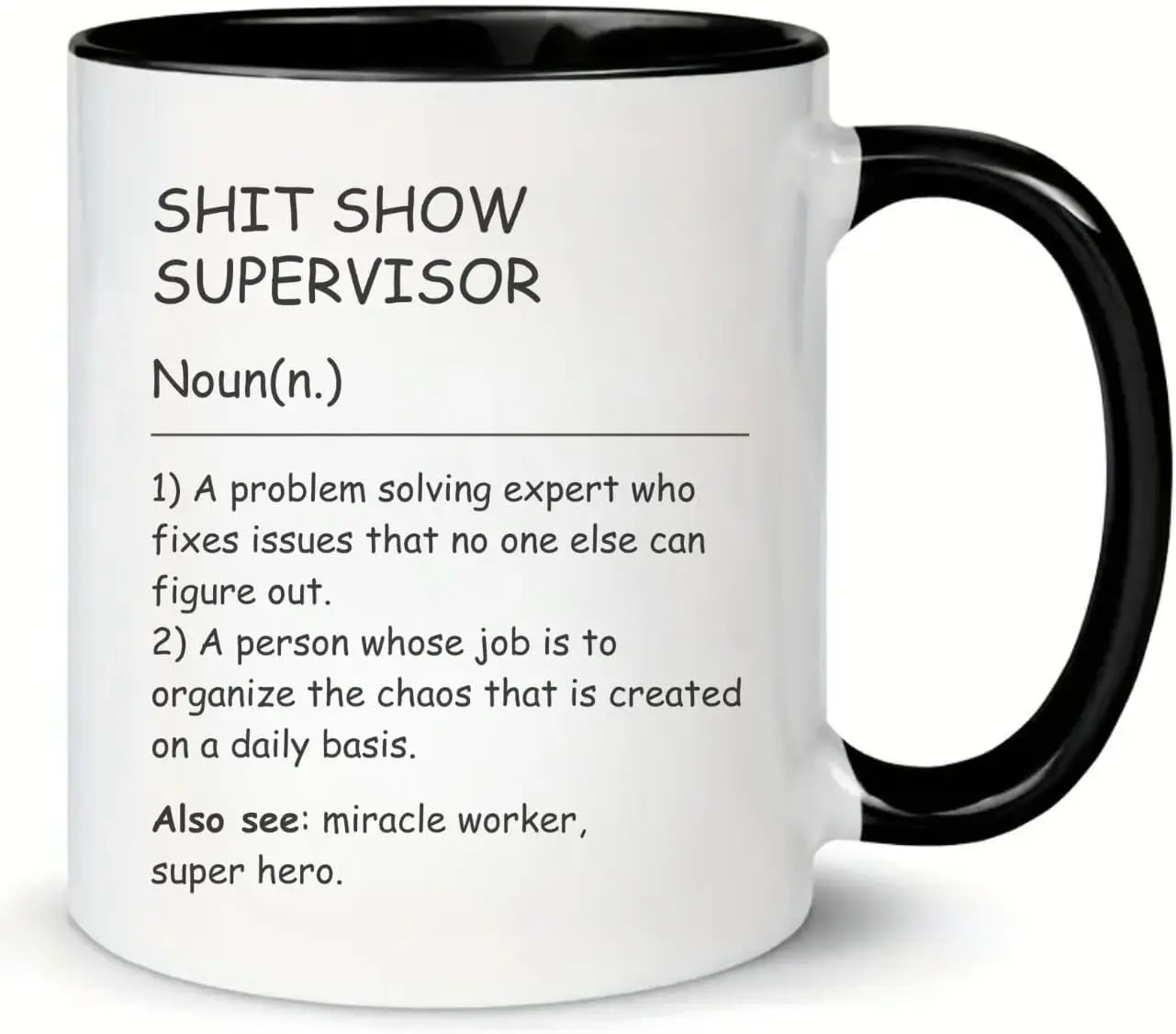 MissDaisy-Shit Show Mug, Shit Show Supervisor Mug, Gift For My Boss, Team Manger Gift, Director Gift, Thank You Gift, Boss,