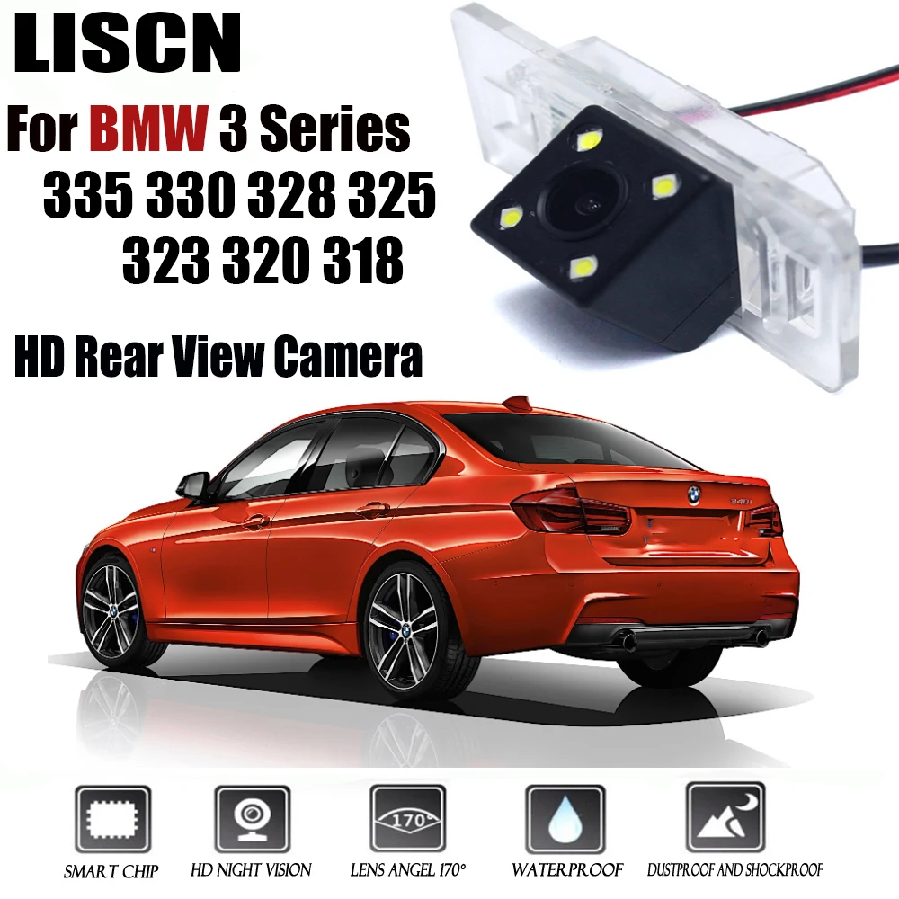 

Reverse camera For BMW 3 Series 335 330 328 325 323 320 318 CCD Night Vision Rear View Camera/license plate camera Backup