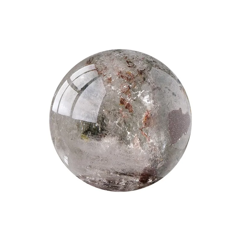 Ghost crystal ball ornament, colored ghost ball crystal rough stone ore home decoration feng shui ball