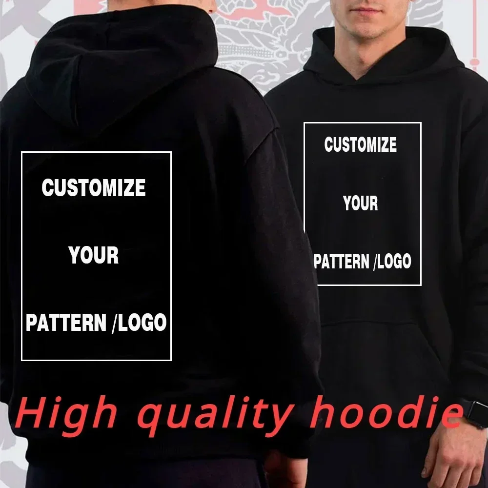 High Quality Cotton Hoodie Women Men Classic Customized Personality Sweatshirt Casual Fashion Pullovers Hipster Hip-hop Hooded