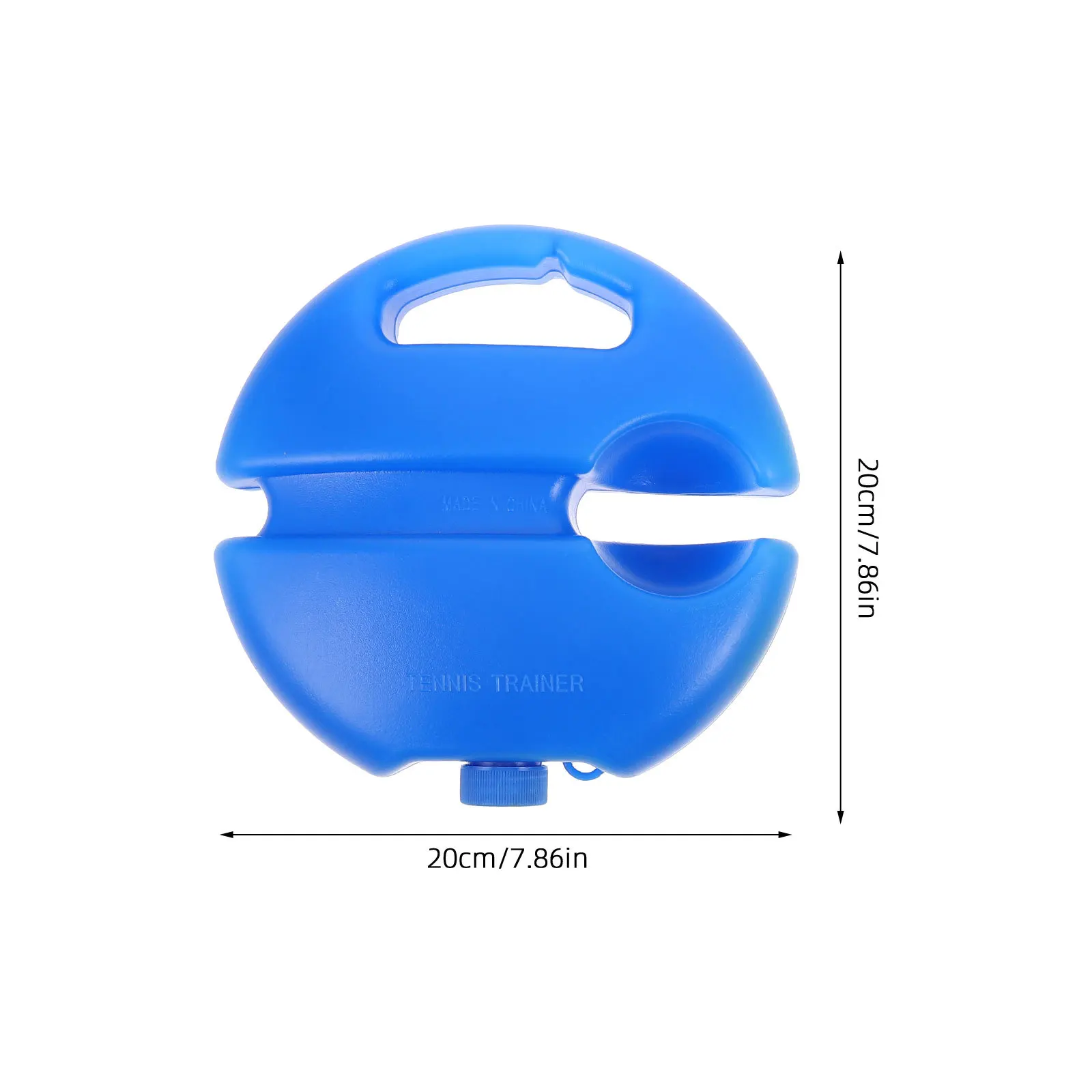 مجموعة واحدة من أدوات تدريب كرة الارتداد للتنس، قاعدة متينة، معدات تدريب المبتدئين المحمولة، معدات تحسين المهارات