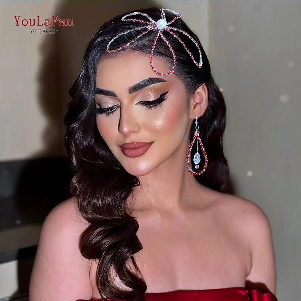 

YouLaPan Exquisite Women's Hair Comb Handmade Rhinestone Weaving Suitable Wedding Banquet Party Dance Hair Accessories HP367