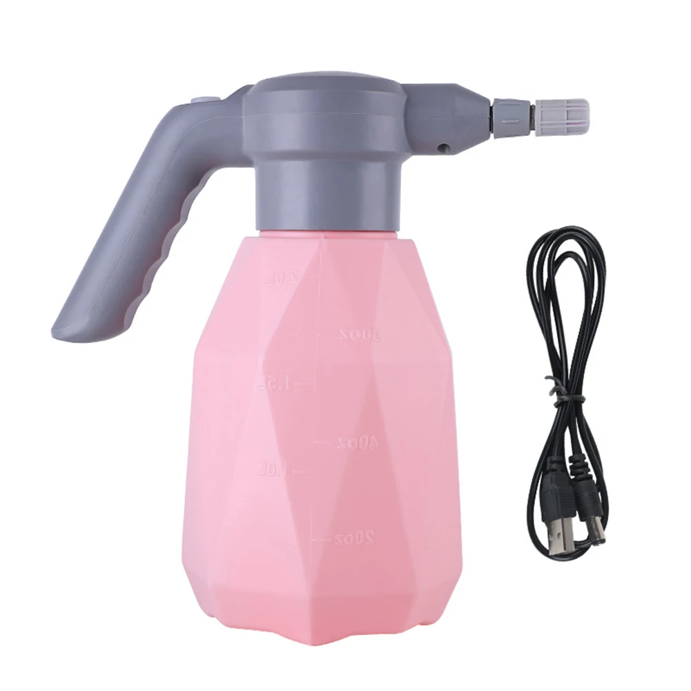 2L Garden Sprayer Bottle USB Rechargeable Household Sprayer 360 Adjustable Nozzle Leakproof for Agricultural Irrigation