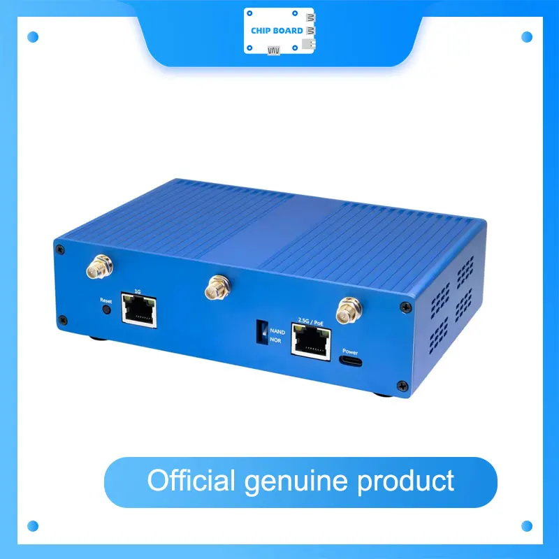 Enrutador inteligente Banana Pi OpenWrt One, alimentado por chip MediaTek MT7981B, memoria DDR4 de 1 GB, puertos duales RJ45 (2,5 GbE + Gigabit), 256 Mi