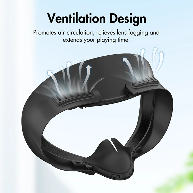 VR Face Pad Cushion For Oculus Quest 3S Eye Mask Protector For Meta Quest 3 S VR Accessories