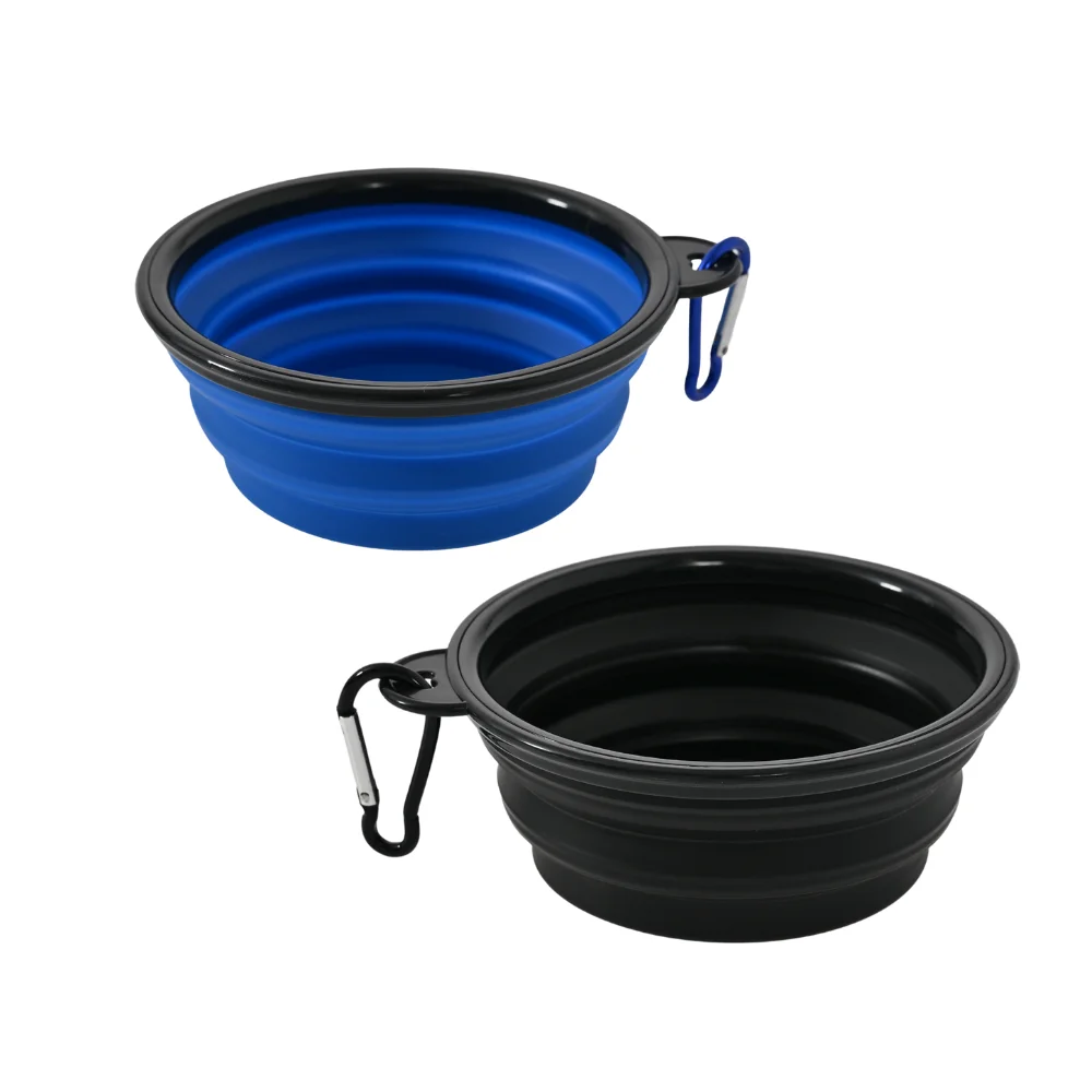 20 Piece Collapsible Dog Bowls Portable Travel Set